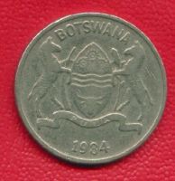 Лот: 8884560. Фото: 2. Ботсвана 25 тхебе 1984 (х97). Монеты