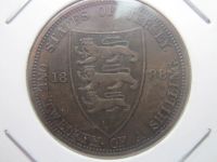 Лот: 18332939. Фото: 2. 1/12 шилинга Джерси 1888г. Монеты