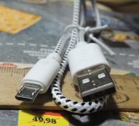 Лот: 18405945. Фото: 3. Кабель, шнур USB - micro USB 0... Смартфоны, связь, навигация