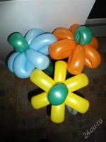 Лот: 1639968. Фото: 2. Букет цветов из воздушных шаров... Сувениры, подарки