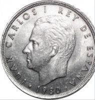 Лот: 7044359. Фото: 4. Монеты Испания 5(шт) 1957-1987... Красноярск