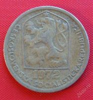 Лот: 1589059. Фото: 2. (№737/LF) 20 геллеров 1975 (Чехословакия... Монеты
