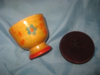 Лот: 17675497. Фото: 7. старинная вазочка -- кедр, ручная...