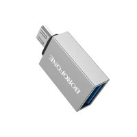 Лот: 25613426. Фото: 5. Адаптер Borofone BV2, USB - MicroUSB...