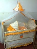 Лот: 4383637. Фото: 2. Кроватка для новорожденного с... Детская мебель