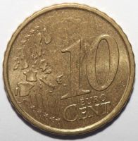 Лот: 10775601. Фото: 2. 10 евроцентов 2003 год. Испания. Монеты