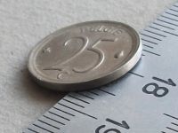 Лот: 18992890. Фото: 2. Монета 25 сантим Бельгия 1968... Монеты