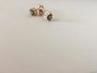 Лот: 9944634. Фото: 2. Золотые серьги. Серьги с камнями... Ювелирные изделия, бижутерия, часы