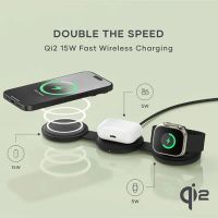 Лот: 25759538. Фото: 7. Беспроводная зарядка Satechi Qi2...
