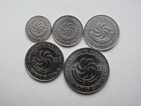 Лот: 6407747. Фото: 3. Грузия набор из 5 монет 1993 г... Коллекционирование, моделизм