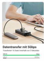 Лот: 25209902. Фото: 8. Хаб-USB UGREEN CM481 (90307) USB-C...