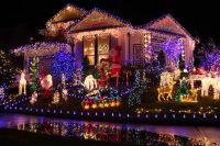 Лот: 4833713. Фото: 7. Гирлянда Занавес (сетка ) 500LED...