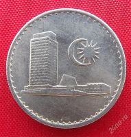 Лот: 2689624. Фото: 2. (№2528/LF) 10 сенов 1967 (Малайзия... Монеты