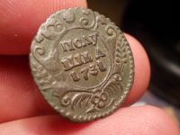 Лот: 15861651. Фото: 3. Восхитительная Полушка 1731 года... Коллекционирование, моделизм