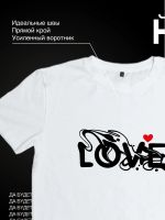 Лот: 19904412. Фото: 6. Футболка с принтом | Love | Подарок...