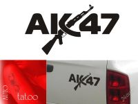 Лот: 715003. Фото: 2. АВТО-ТАТУ. Наклейка "АК47". Винил... Оснащение, оборудование, аксессуары