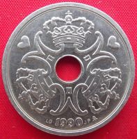 Лот: 1792797. Фото: 2. (№1591-2/LK) 5 крон 1990 (Дания... Монеты
