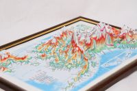 Лот: 17572470. Фото: 2. Рельефная карта "Аляска" (формат... Сувениры, подарки