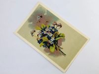 Лот: 23296751. Фото: 2. Цветы: Незабудки. Открытка. 1952. Открытки, билеты и др.