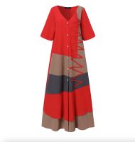 Лот: 20744520. Фото: 2. 👚 Платье Zanzea летнее большие... Женская одежда
