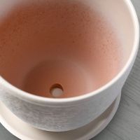 Лот: 12835261. Фото: 4. Горшок цветочный, белый - 10 см. Красноярск