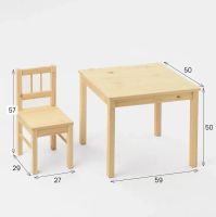 Лот: 19934115. Фото: 9. Комплект стол и стул детский деревянный...