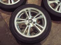 Лот: 7175095. Фото: 2. Разноширокие EuroSpeed R15 4x100... Шины, Диски