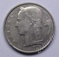 Лот: 73207. Фото: 2. Бельгия. 1 франк 1964г. Монеты