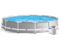 Лот: 15804670. Фото: 4. Каркасный бассейн INTEX + фильтр-насос...