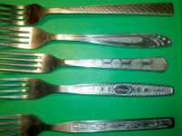 Лот: 12529152. Фото: 3. Вилка 2. Разные узоры. Советские. Коллекционирование, моделизм