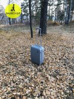 Лот: 15507616. Фото: 7. Высокопрочный серебристый чемодан...