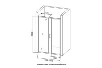 Лот: 25349523. Фото: 4. Душевое ограждение в нишу Hoff. Красноярск