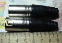 Лот: 16867073. Фото: 2. Разъём, штекер XLR (Canon) металл... Радиодетали  (электронные компоненты)
