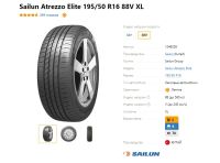 Лот: 20026316. Фото: 7. Шины 195/50 R16 Sailun Atrezzo...