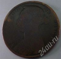Лот: 233871. Фото: 2. Великобритания. 1 пенни 1885г... Монеты
