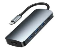 Лот: 22160992. Фото: 3. USB hub 5в1 remax RU-U5 USB-C... Компьютеры, оргтехника, канцтовары
