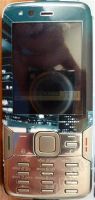 Лот: 550343. Фото: 2. Nokia N82 в карбоновой наклейке... Смартфоны, связь, навигация