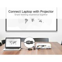 Лот: 21438338. Фото: 2. Адаптер UGREEN HDMI to VGA Converter... Сетевые устройства