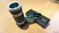 Лот: 9754395. Фото: 2. Телескопический объектив для смартфона... Аксессуары