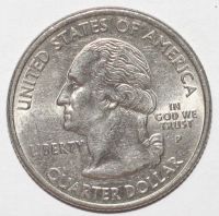 Лот: 9742901. Фото: 2. квотер (25 центов) 2002 год. США... Монеты
