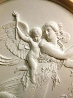 Лот: 8076730. Фото: 2. Барельеф 3 гипсовый (Петродворец... Картины, панно
