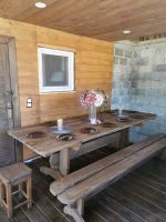 Лот: 19479784. Фото: 7. Стол две лавки массив сосны