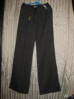 Лот: 8258680. Фото: 2. Новые серые брюки - плотная шерсть... Женская одежда