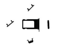 Лот: 9014353. Фото: 2. Контейнер SIM/MMC Apple iPhone... Запчасти, оборудование