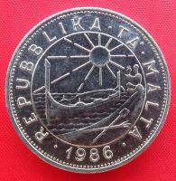 Лот: 3054301. Фото: 2. (№3019) 1 лира 1986 (Мальта). Монеты