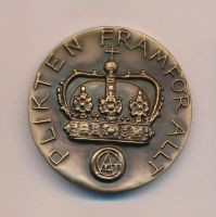 Лот: 19706832. Фото: 2. Швеция 1972 Медаль Густав VI Адольф... Значки, медали, жетоны
