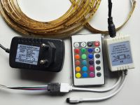 Лот: 17654672. Фото: 2. Светодиодная лента RGB 5м с пультом... Освещение