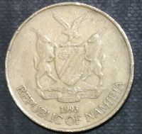 Лот: 11864930. Фото: 2. Экзотика с рубля (14394) Намибия. Монеты