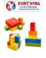 Лот: 11235415. Фото: 6. Математический набор цветных кубиков...