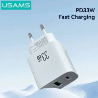 Лот: 25794331. Фото: 3. СЗУ USAMS T65 CC317 1A1C PD 33W... Смартфоны, связь, навигация